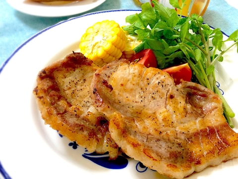 脂が旨い 豚肉のリブロースステーキ レシピ 作り方 By 藍沢さち 楽天レシピ 脂が旨い 豚肉のリブロースステーキ レシピ 作り方 By 藍沢さち 楽天レシピ